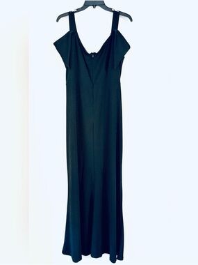 MSK Formal Cold Shoulder Black Gown Dress Size 14